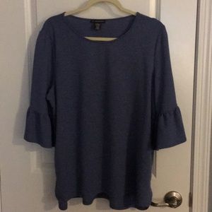 Ruffle sleeve top